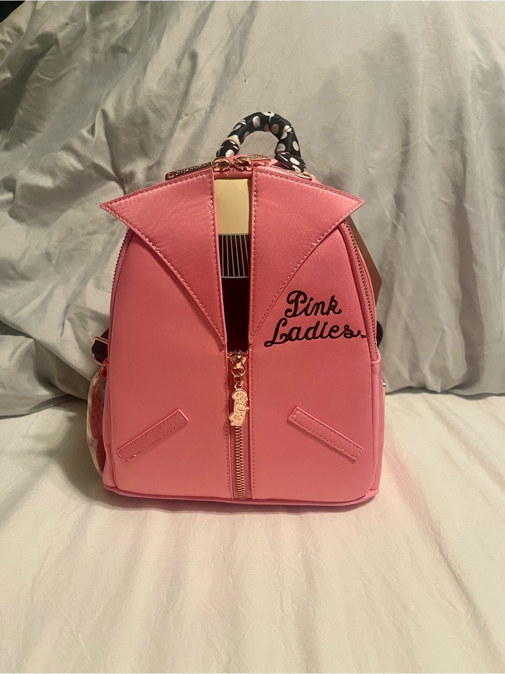 Loungefly Grease Pink Ladies Cosplay Mini Backpack - Picture 2 of 12